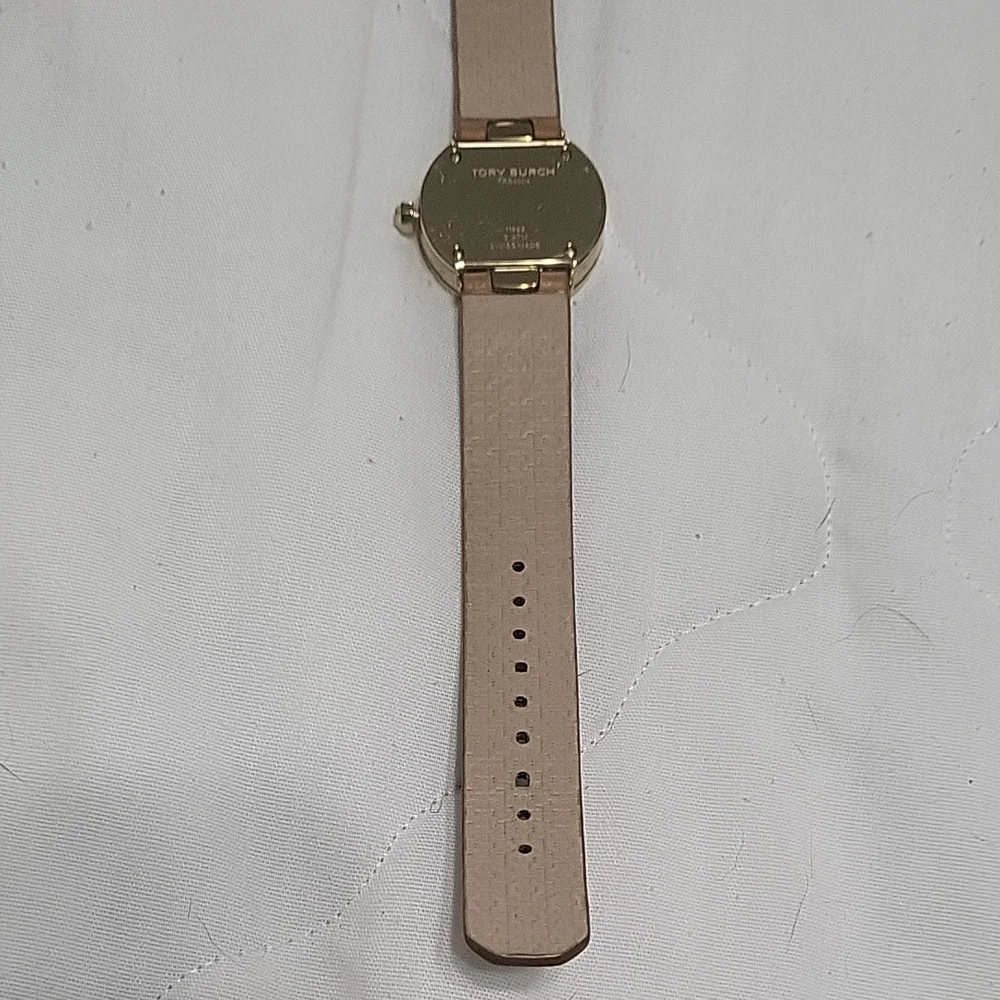 Tory Burch Gold and Tan Women's Watch - Picture 4 of 8
